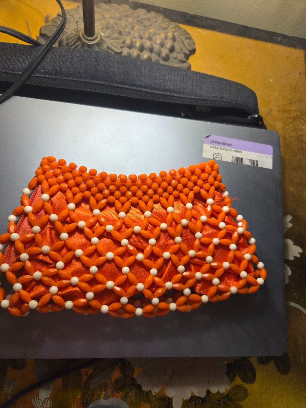 Beaded purse